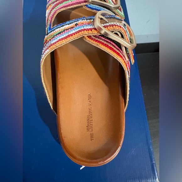 The White Lotus x Aqua Collection women’s buckle sandals | size 8 - Picture 4 of 8